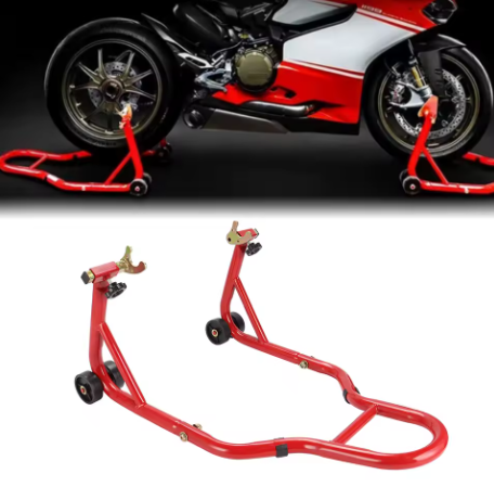 Soporte universal para rueda trasera y delantera de moto