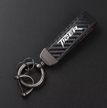 Llavero de cuero premium para Triumph Tiger