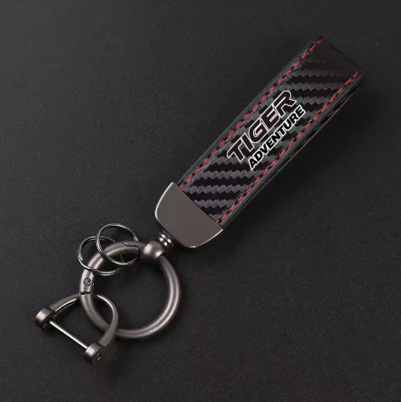Llavero de cuero premium para Triumph Tiger