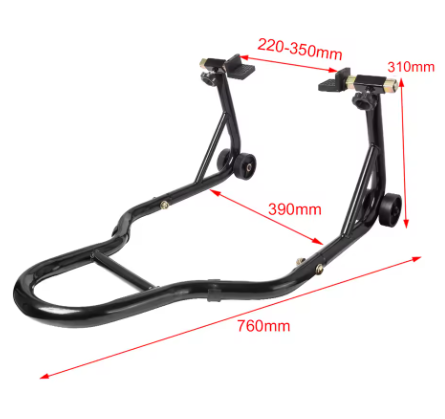 Soporte universal para rueda trasera y delantera de moto