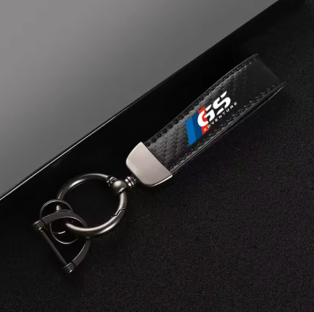 Llavero de cuero para moto BMW GS