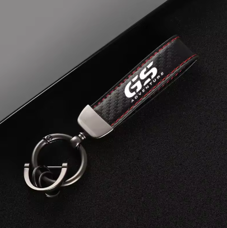 Llavero de cuero para moto BMW GS