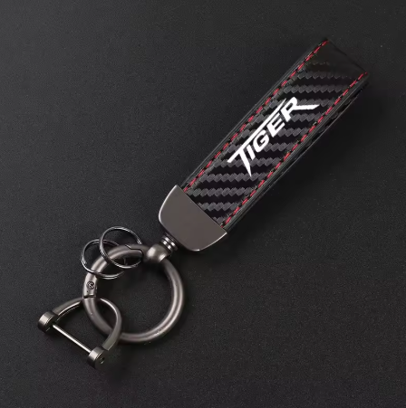 Llavero de cuero premium para Triumph Tiger