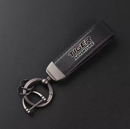Llavero de cuero premium para Triumph Tiger
