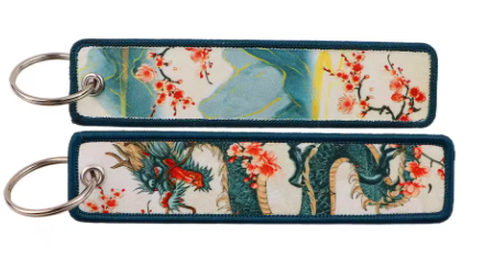 Llavero Bordado Van Gogh - Onda Japonesa
