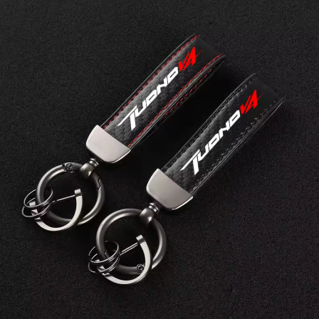 Llavero de fibra de carbono para Aprilia Tuono V4