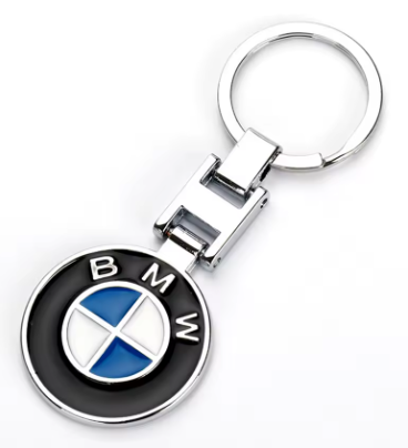 Llavero metálico con logo BMW