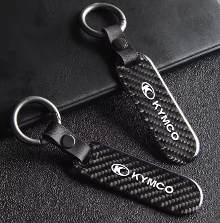 Llavero de fibra de carbono para KYMCO