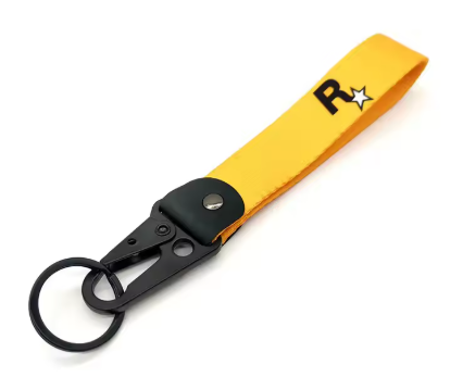 Llavero de nailon para moto - Rockstar