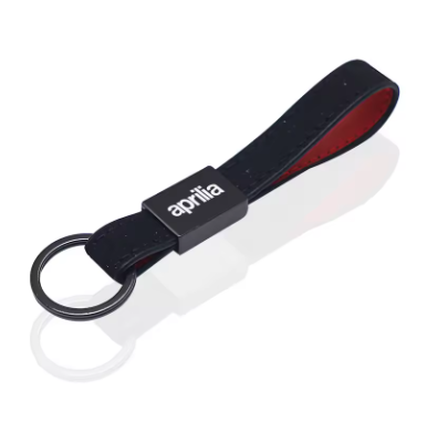 Llavero tira de cuero para Aprilia