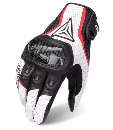 Guantes de moto de cuero