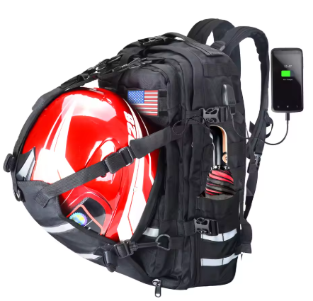 Mochila táctica para casco de moto