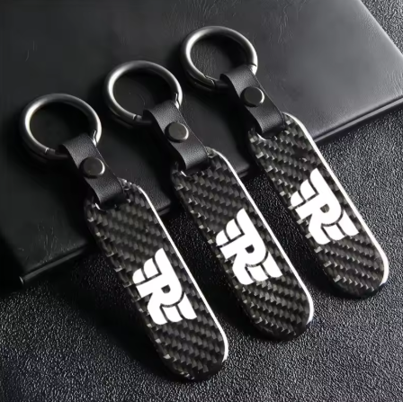 Llavero de fibra de carbono para Royal Enfield