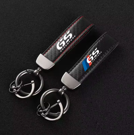 Llavero de cuero para moto BMW GS