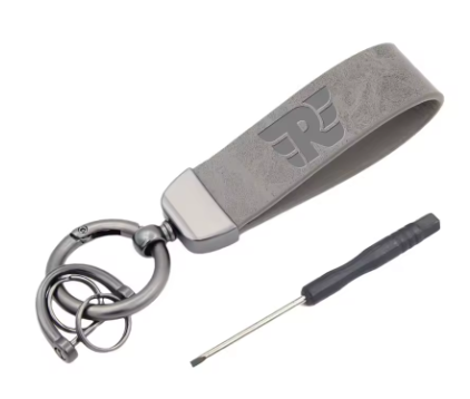 Llavero de metal y cuero para Royal Enfield