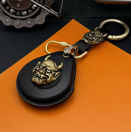 Funda de cuero genuino para llave inteligente Harley-Davidson