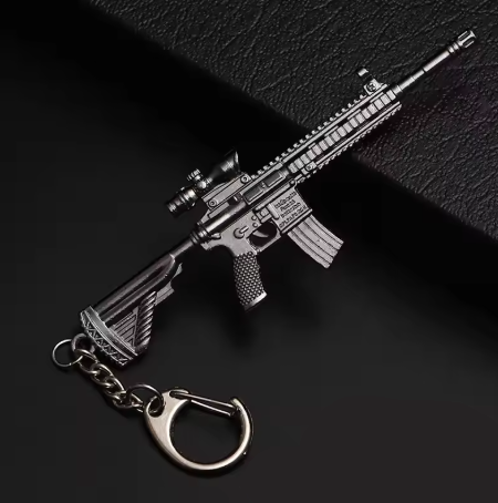 Llavero de pistola de juguete - Modelo en miniatura de aleación