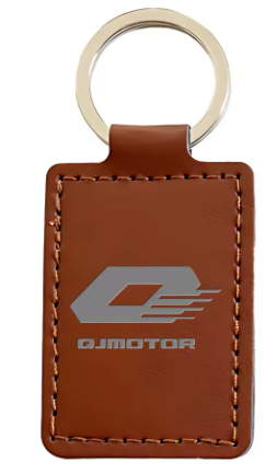 Llavero de cuero PU para QJMOTOR