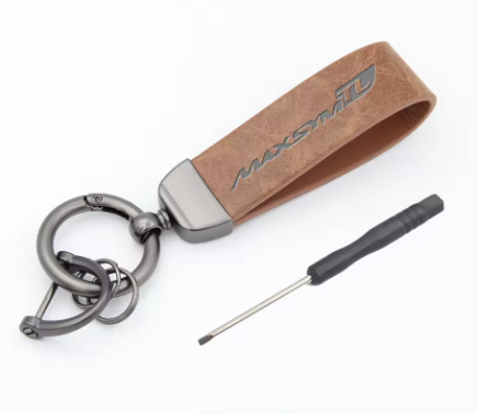 Llavero de cuero CNC para SYM Maxsym