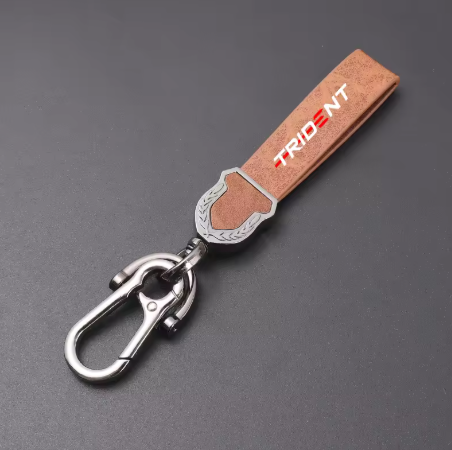 Llavero de cuero premium para Triumph Trident