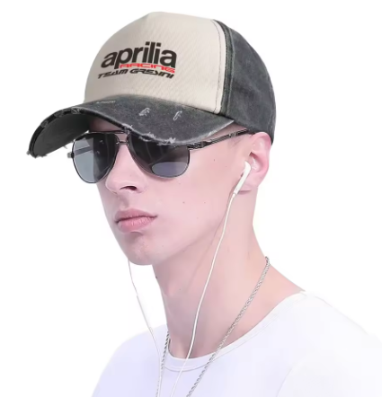 Gorra de béisbol Aprilia Moto Racing Team – Estilo vintage