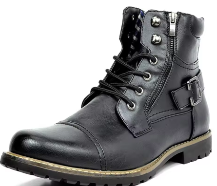 Botas de moto con doble cremallera