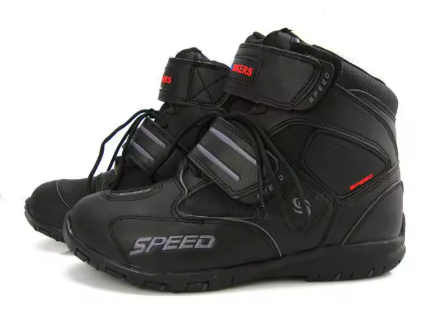 Botas de moto de microfibra