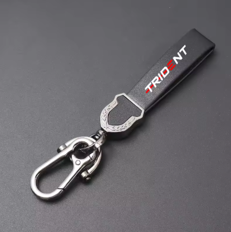 Llavero de cuero premium para Triumph Trident