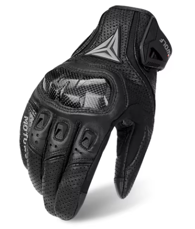 Guantes de moto de cuero