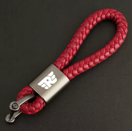 Llavero de aleación para Royal Enfield con cuerda trenzada