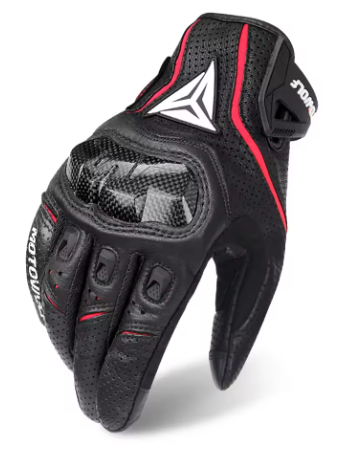 Guantes de moto de cuero