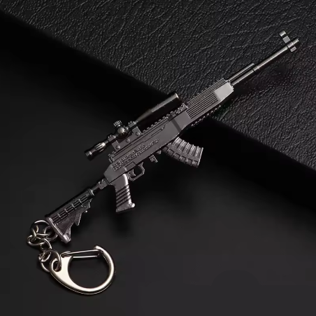 Llavero de pistola de juguete - Modelo en miniatura de aleación