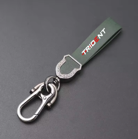 Llavero de cuero premium para Triumph Trident