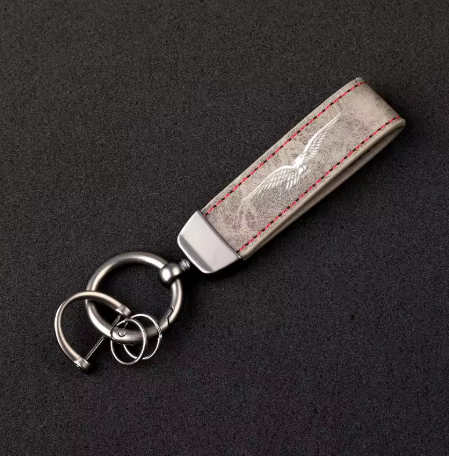 Llavero de cuero premium para Moto Guzzi