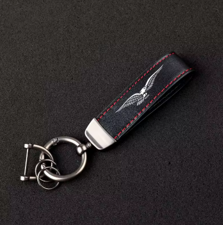 Llavero de cuero premium para Moto Guzzi