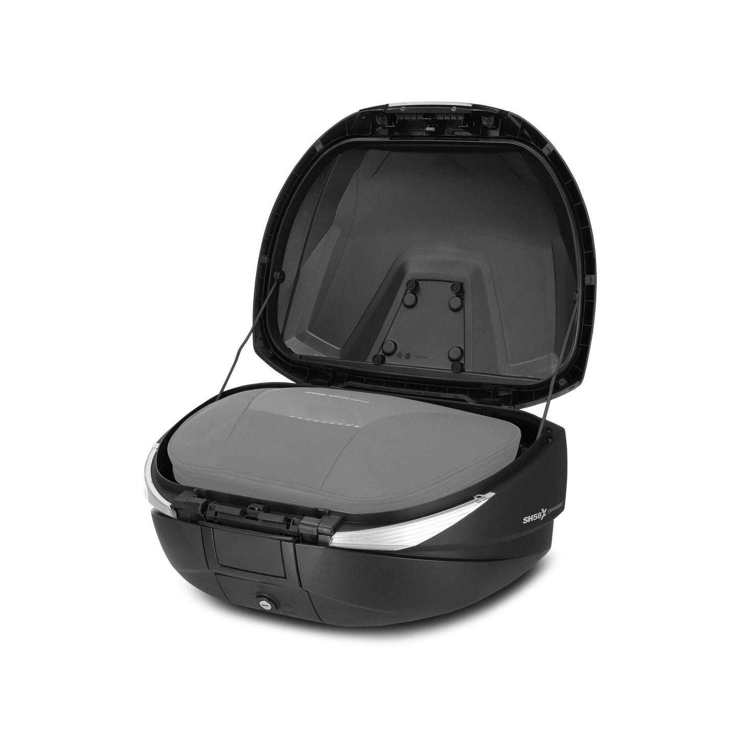 Baúl SHAD SH58X Carbon Expandible (Respaldo de regalo)
