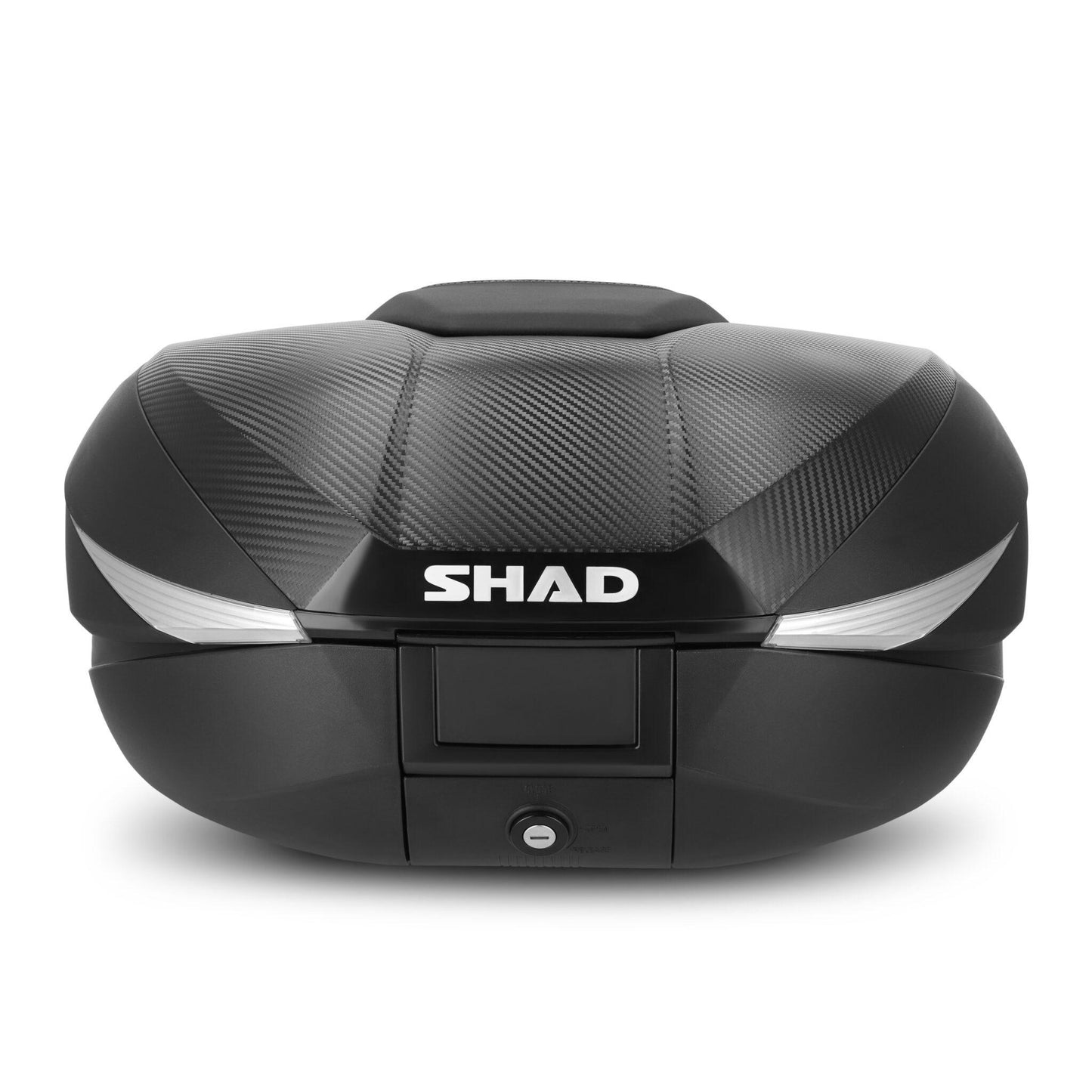 Baúl SHAD SH58X Carbon Expandible (Respaldo de regalo)