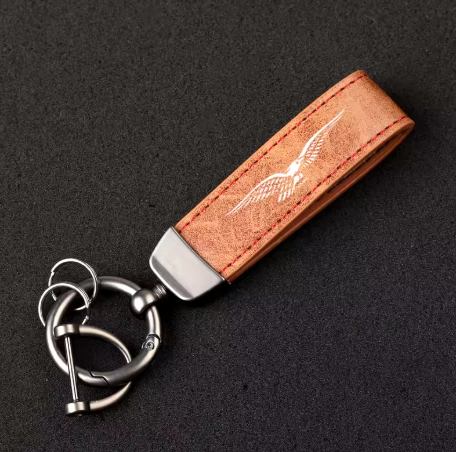 Llavero de cuero premium para Moto Guzzi