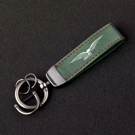 Llavero de cuero premium para Moto Guzzi