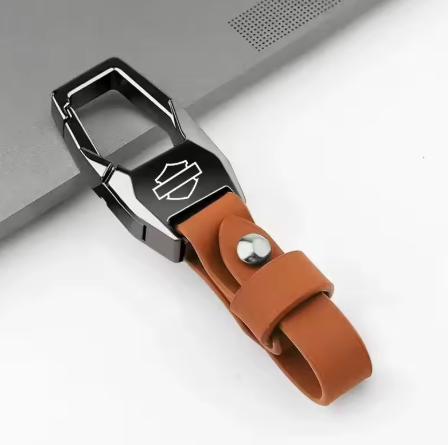 Llavero de cuero PU para Harley Davidson