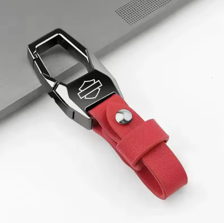 Llavero de cuero PU para Harley Davidson